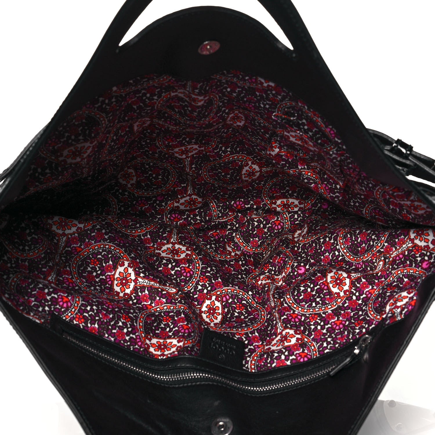 Gucci Patent Romy Medium Tote Black 5 of 12
