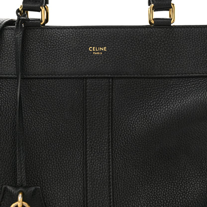Celine Grained Calfskin Small Cabas De France Black 7 of 15
