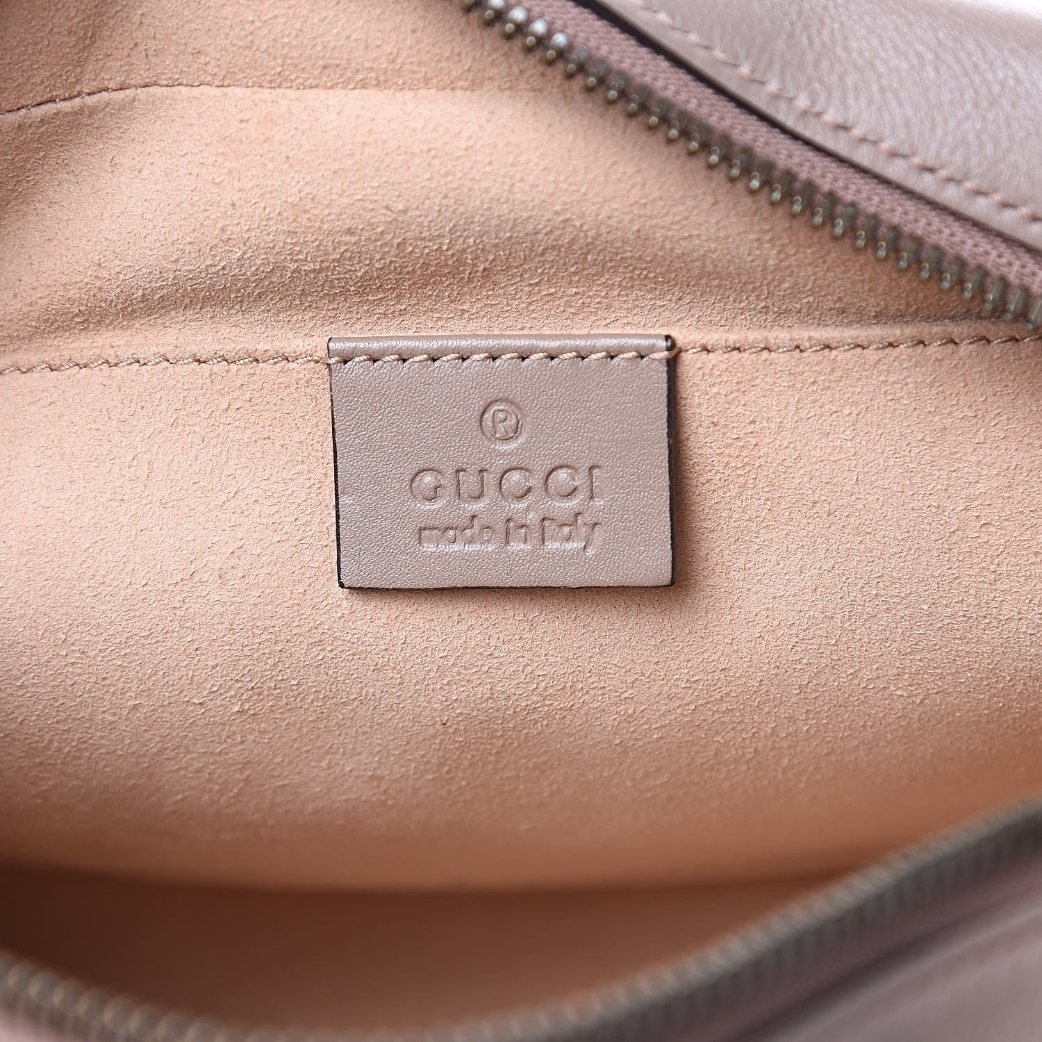 Gucci Calfskin Matelasse Small GG Marmont Chain Shoulder Bag Porcelain Rose 6 of 11