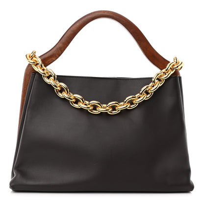 Bottega Veneta Calfskin Wood Mount Fondant 1 of 11