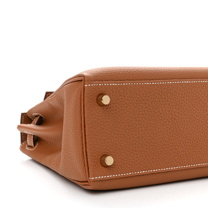 Hermes Togo Kelly Retourne 25 Gold 9 of 11