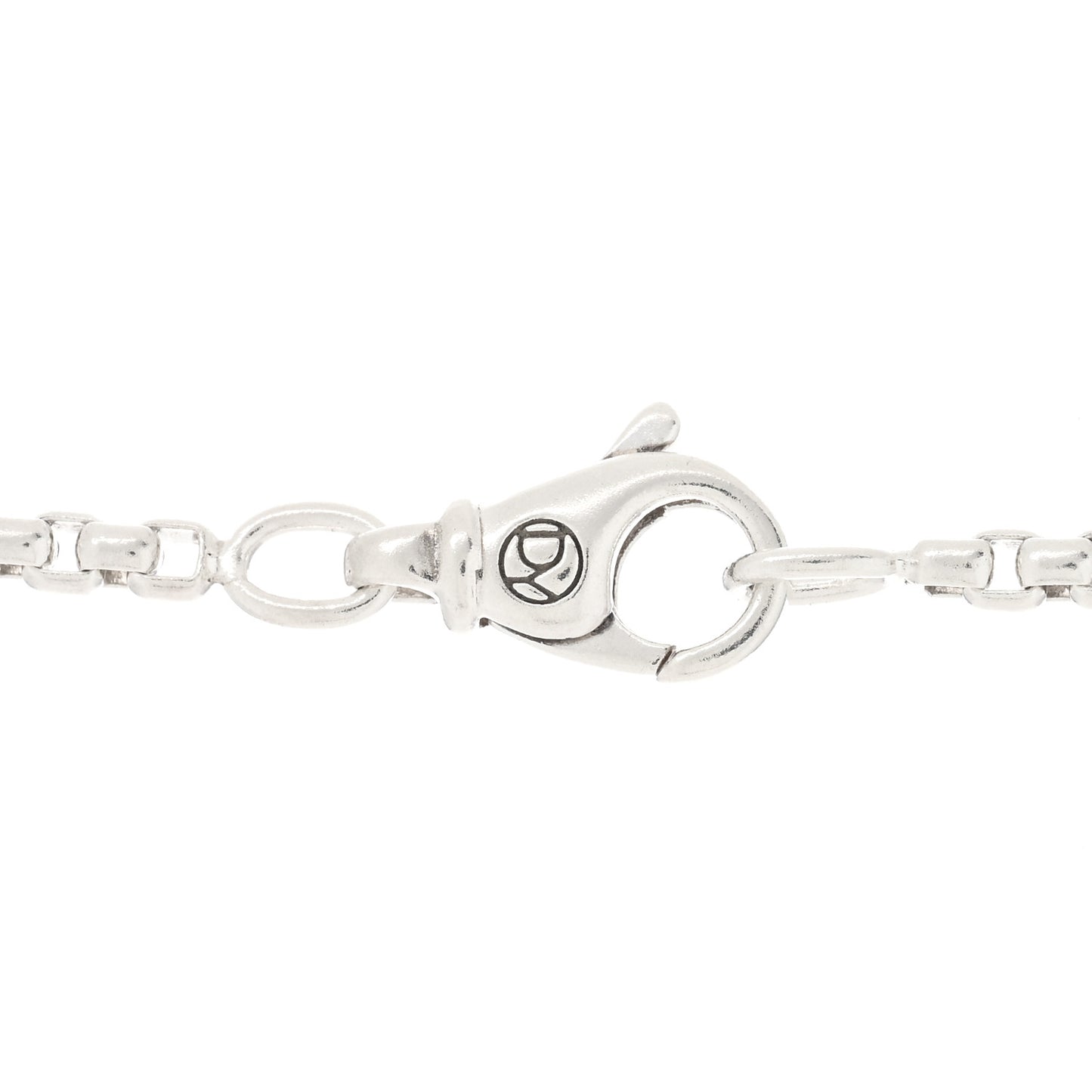 Sterling Silver Diamond Streamline Amulet Pendant Necklace