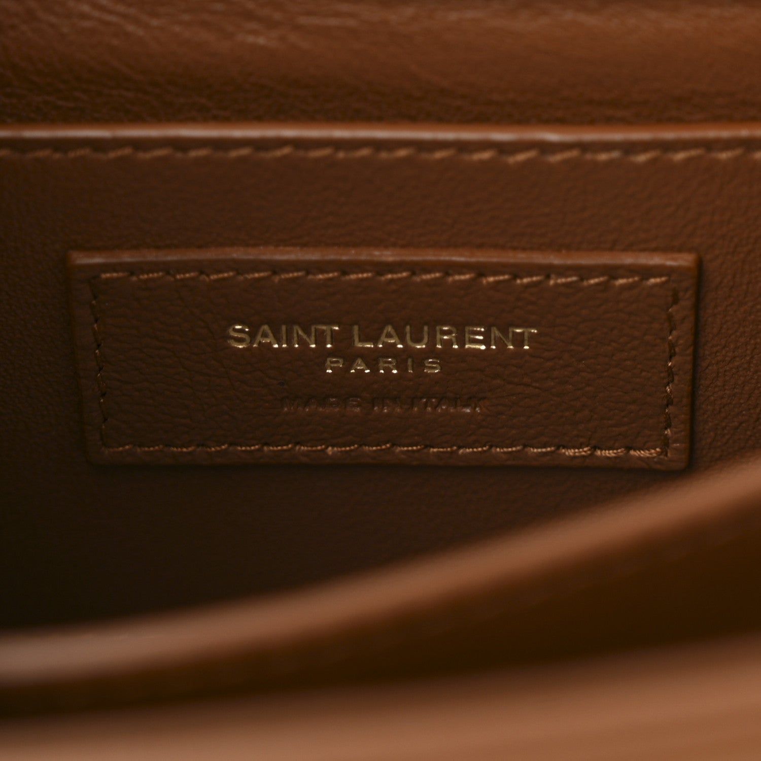 Saint Laurent Raffia Calfskin Mini Classic Monogram Cassandra Top Handle Naturel Brick 6 of 10