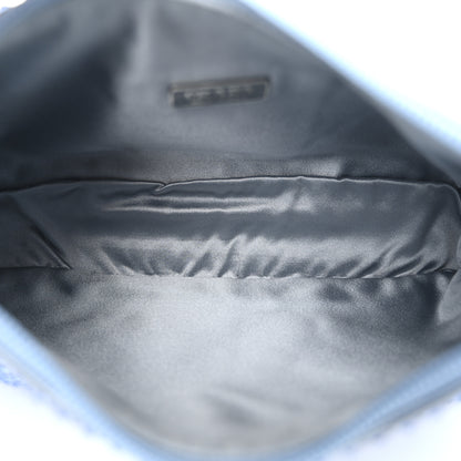 Prada Satin Crystal Mini Re-Edition 2000 Bag Celeste 5 of 12