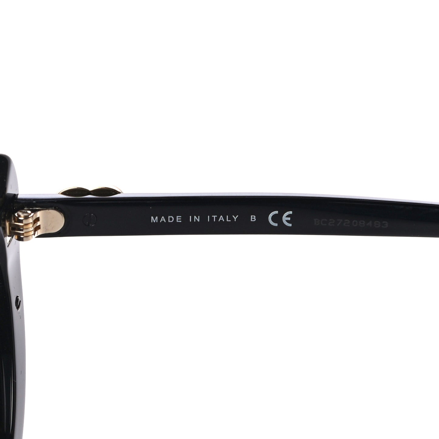 Acetate Cat Eye CC Sunglasses 5432 Black