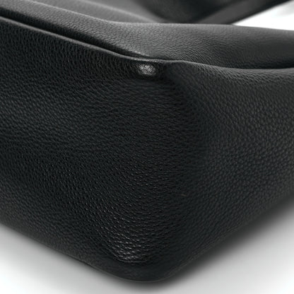 Prada Vitello Daino Soft Medium Dynamique Tote Black 8 of 8