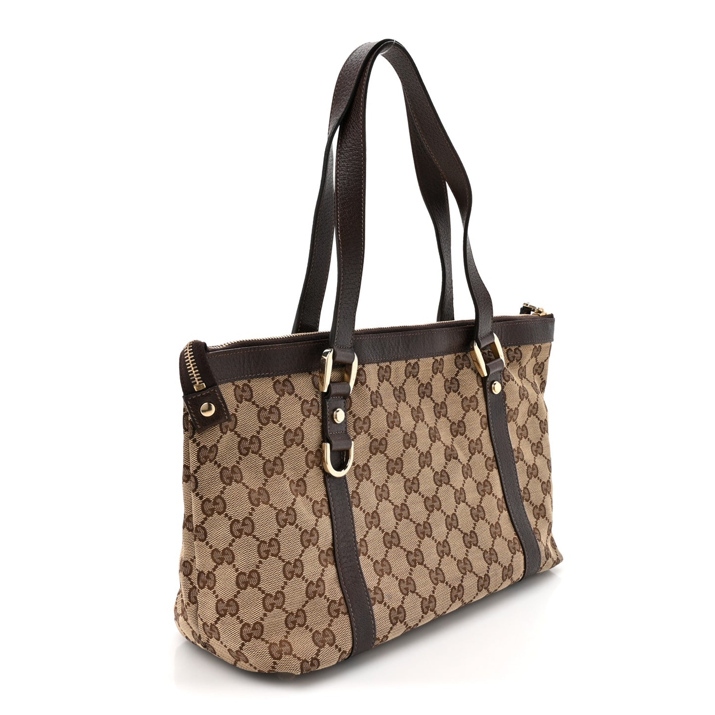 Monogram Medium Abbey Tote Brown