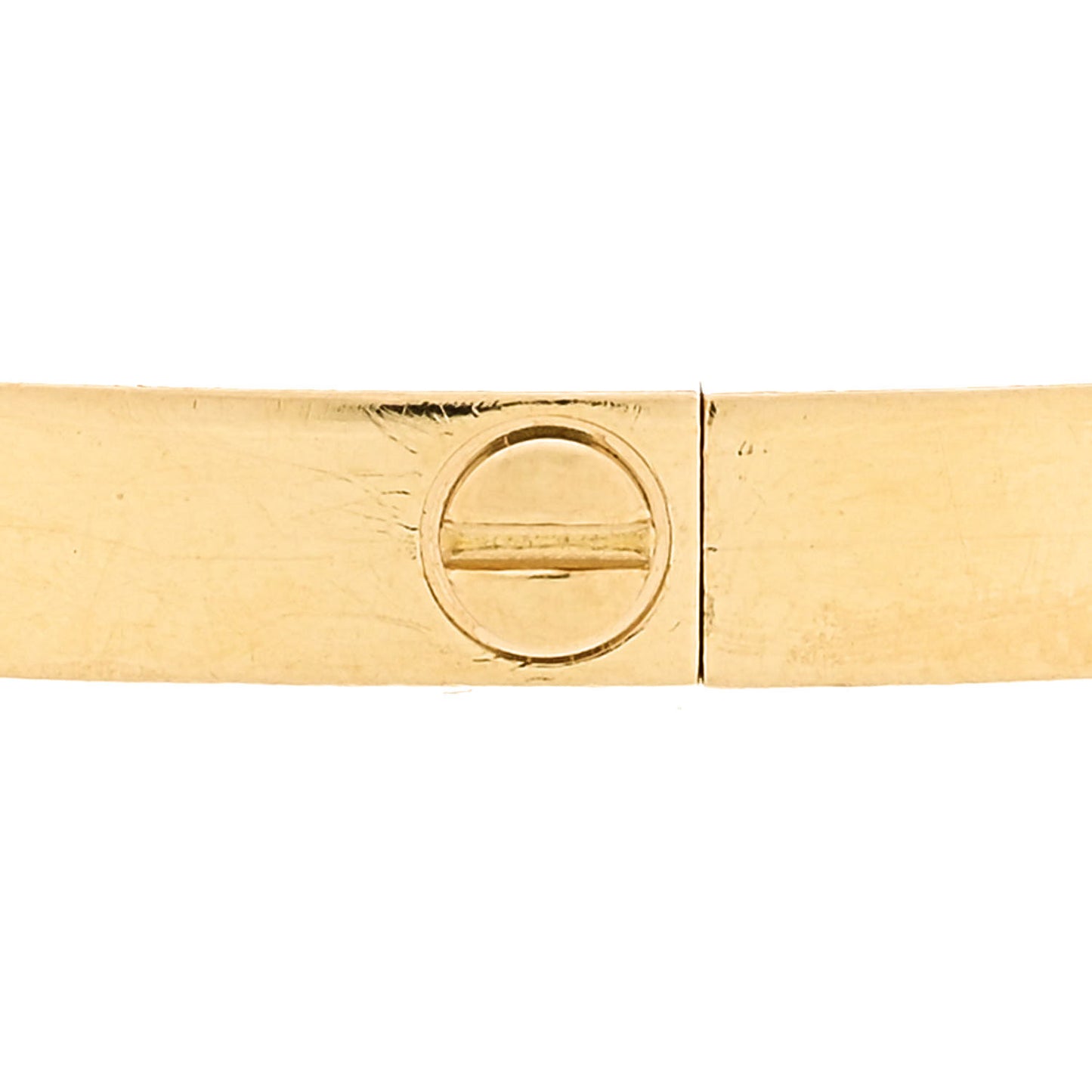 18K Yellow Gold Small LOVE Bracelet 17