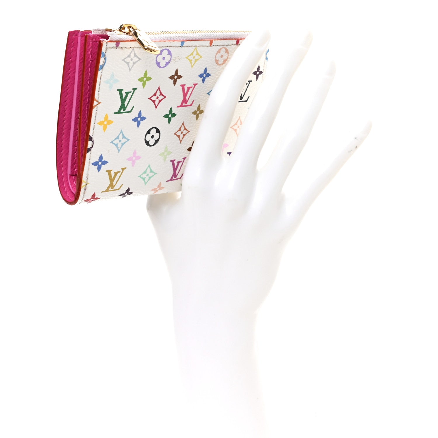 Louis Vuitton LV X TM Monogram Multicolor Lisa Wallet White 2 of 6