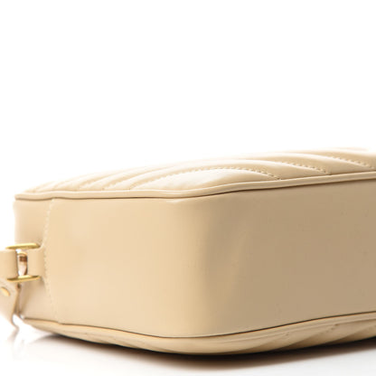 Saint Laurent Calfskin Matelasse Monogram Lou Camera Bag New Powder 6 of 10