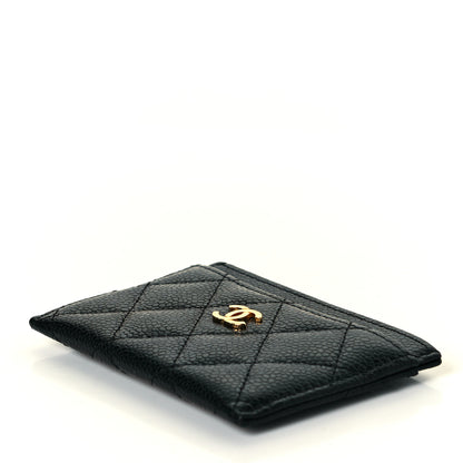 Chanel Caviar Quilted Card Holder Black 4 of 9