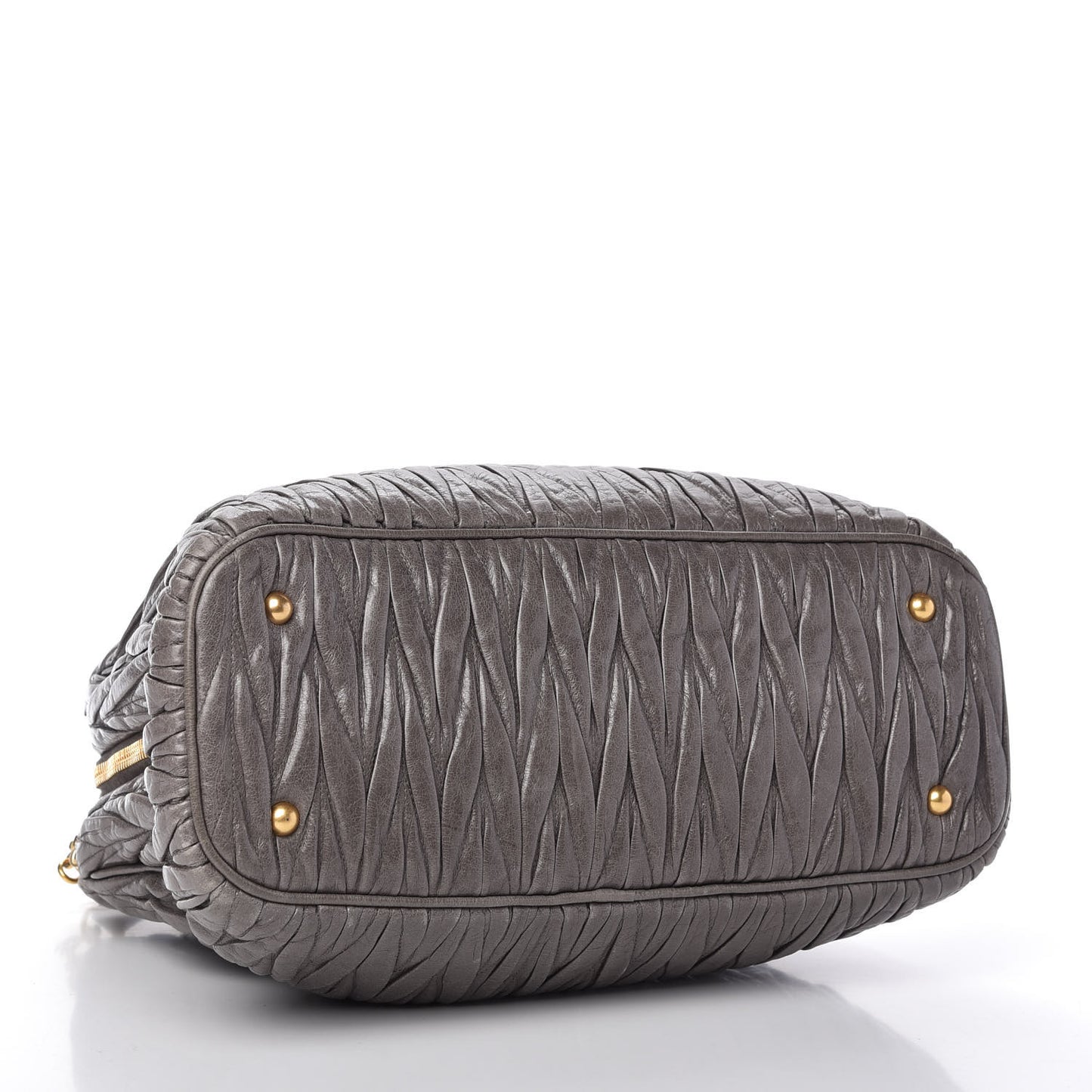 Nappa Matelasse Tote Argilla