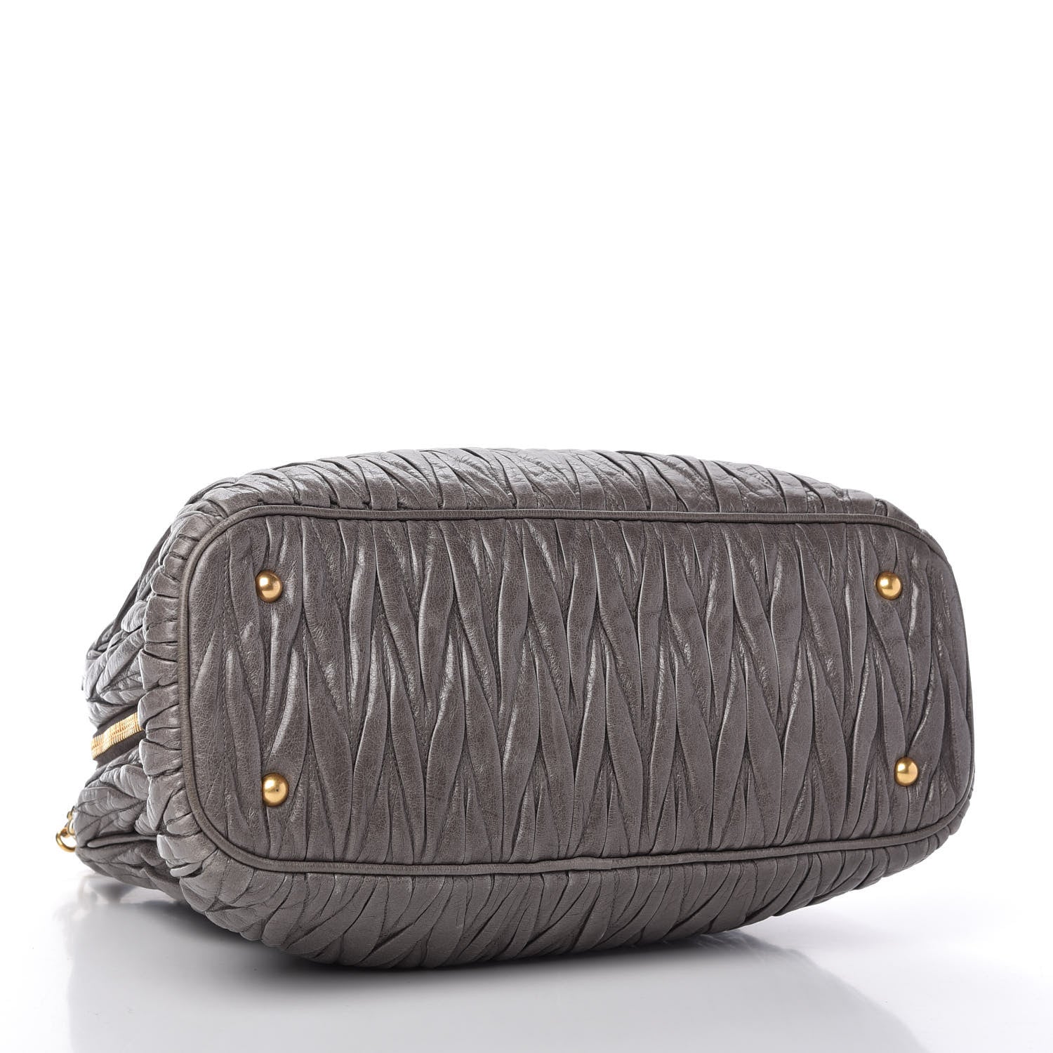 Miu Miu Nappa Matelasse Tote Argilla 4 of 11