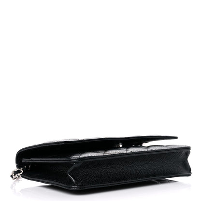 Chanel Caviar Quilted Wallet On Chain WOC Black 4 of 11