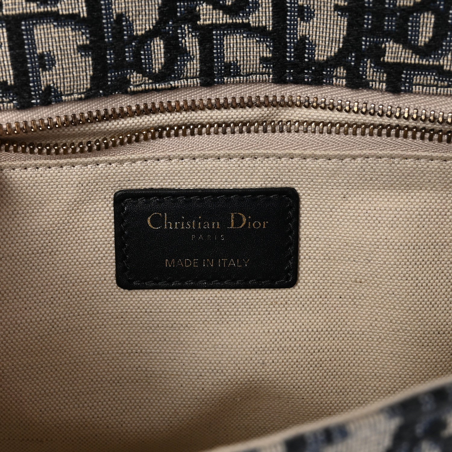Christian Dior Oblique Small DiorAddict Flap Bag Navy Blue 1835698