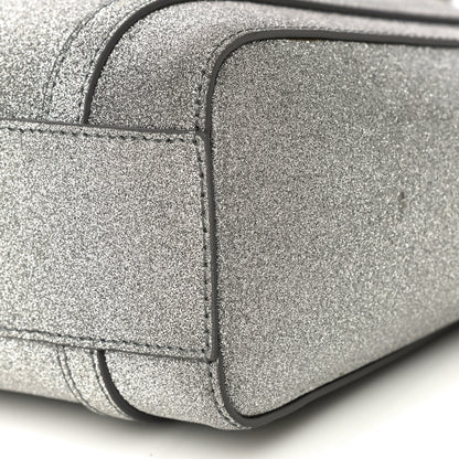 Balenciaga Glitter Calfskin XXS Everyday Tote Silver 7 of 13