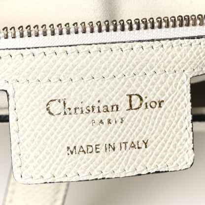 Christian Dior Grained Calfskin Saddle Bag White 6 of 10