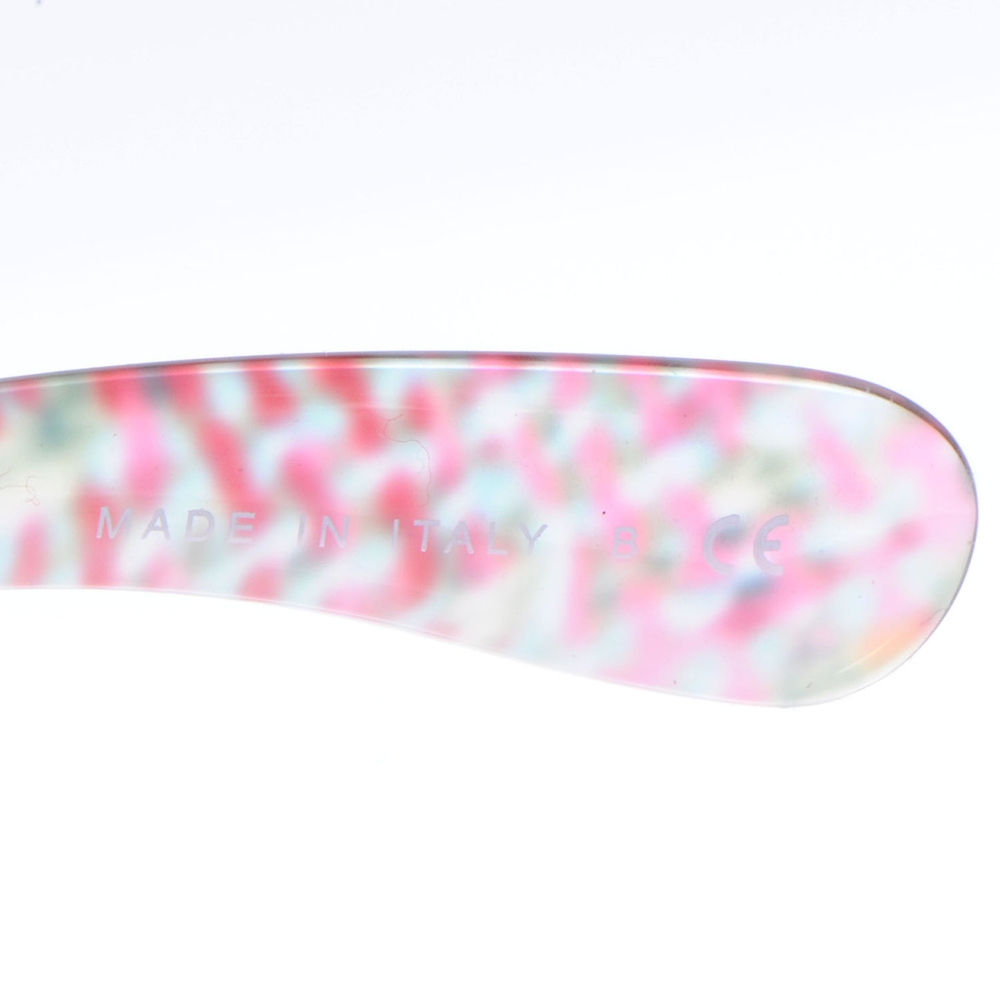 Acetate Multicolor Tweed CC Sunglasses 5220 Pink