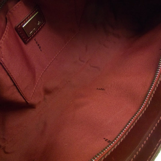 Zucca Multipocket Satchel Burgundy
