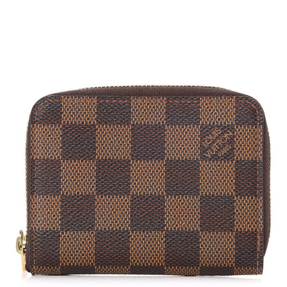 Louis Vuitton Damier Ebene Zippy Coin Purse 1 of 7