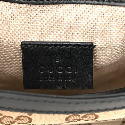 Gucci Monogram Small Lady Web Shoulder Bag Beige Black 5 of 9
