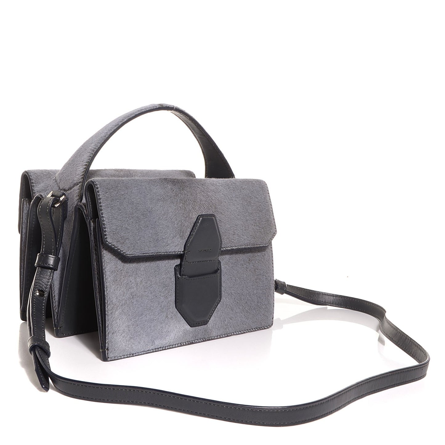 Calf Hair Racketeer Sling Bag Geyser