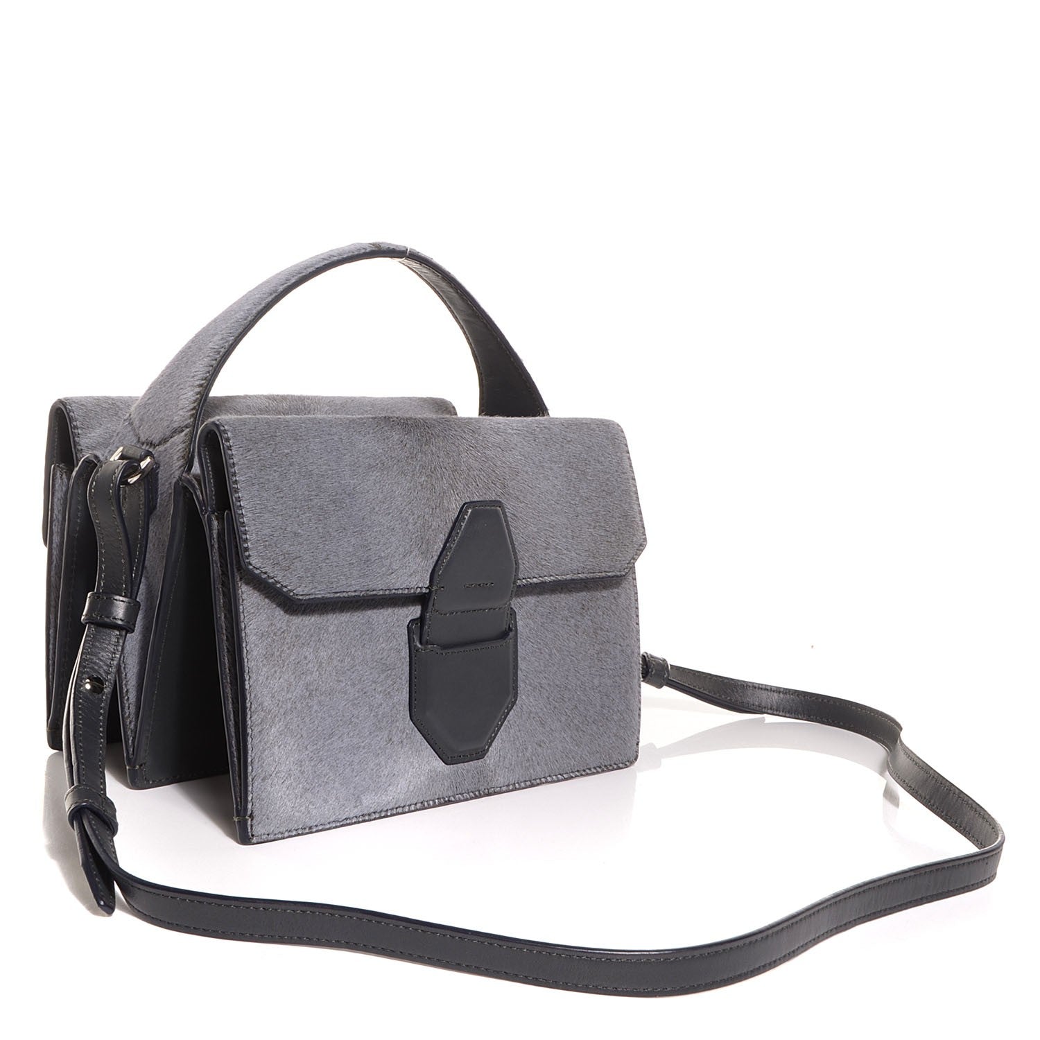 Alexander Wang Calf Hair Racketeer Sling Bag Geyser 3 of 7