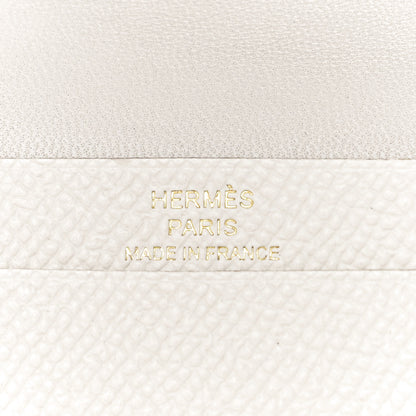 Hermes Epsom Bearn Card Holder Wallet Craie 6 of 11