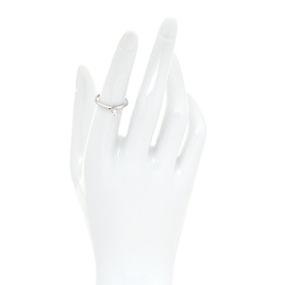 Tiffany Platinum Diamond .34ct Solitaire Engagement Ring 51 5.75 2 of 5