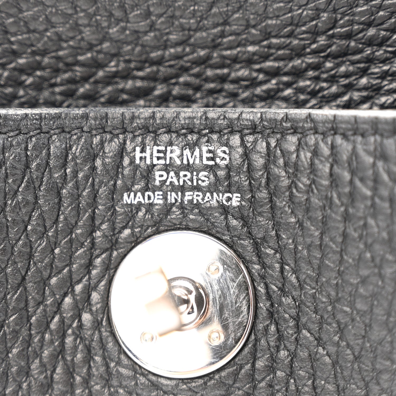 Hermes Taurillon Clemence Mini Lindy 20 Black 6 of 14
