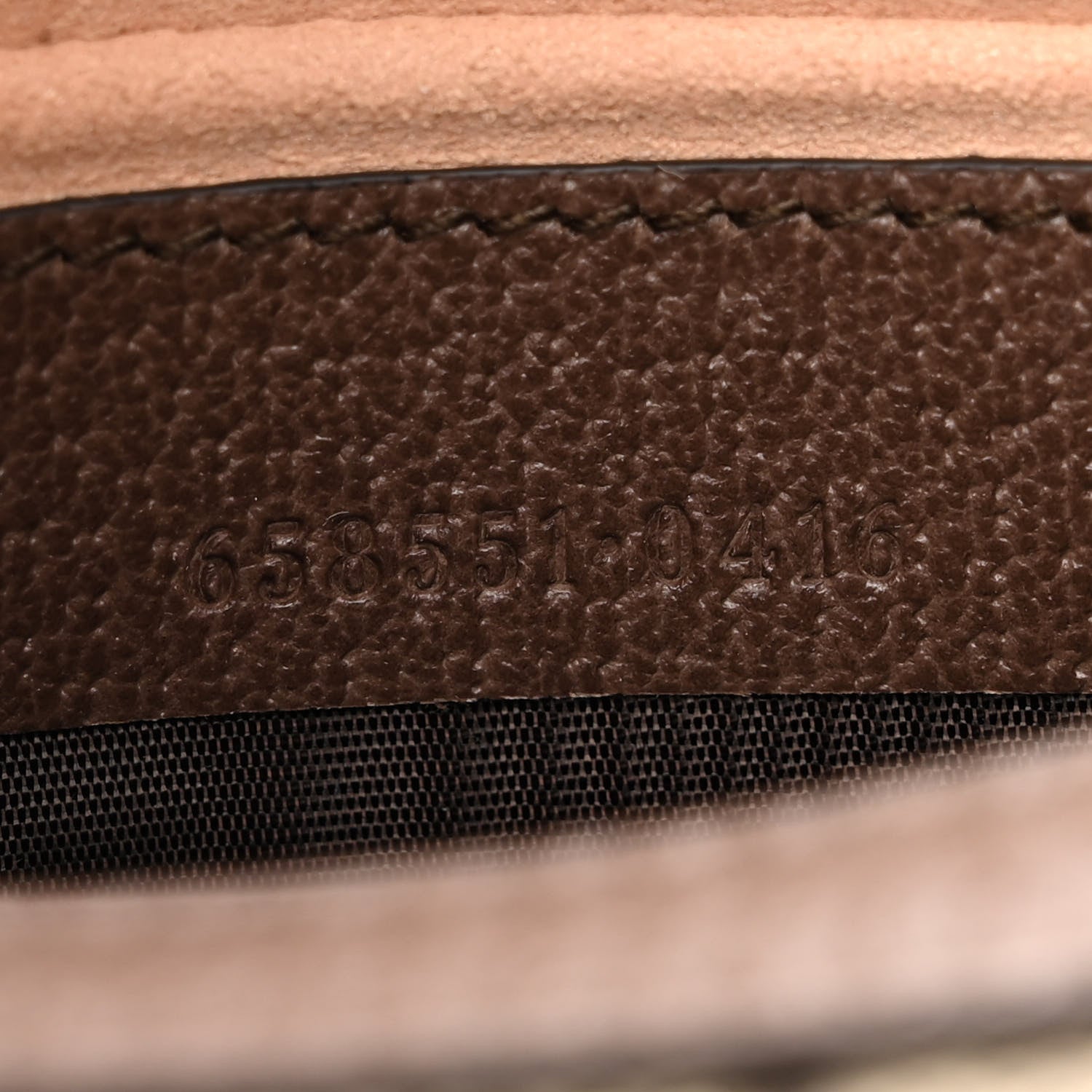 Gucci GG Supreme Monogram Textured Calfskin Web Mini Ophidia Half Moon Hobo Beige Ebony New Acero 7 of 10