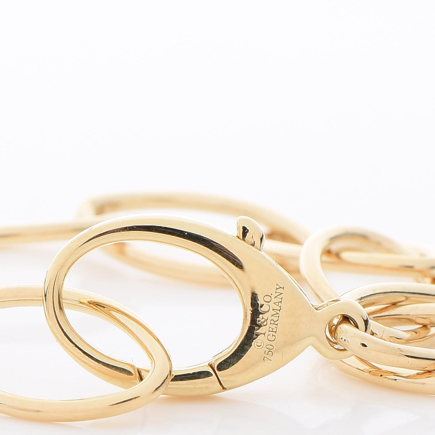 18K Yellow Gold Oval Link Bracelet