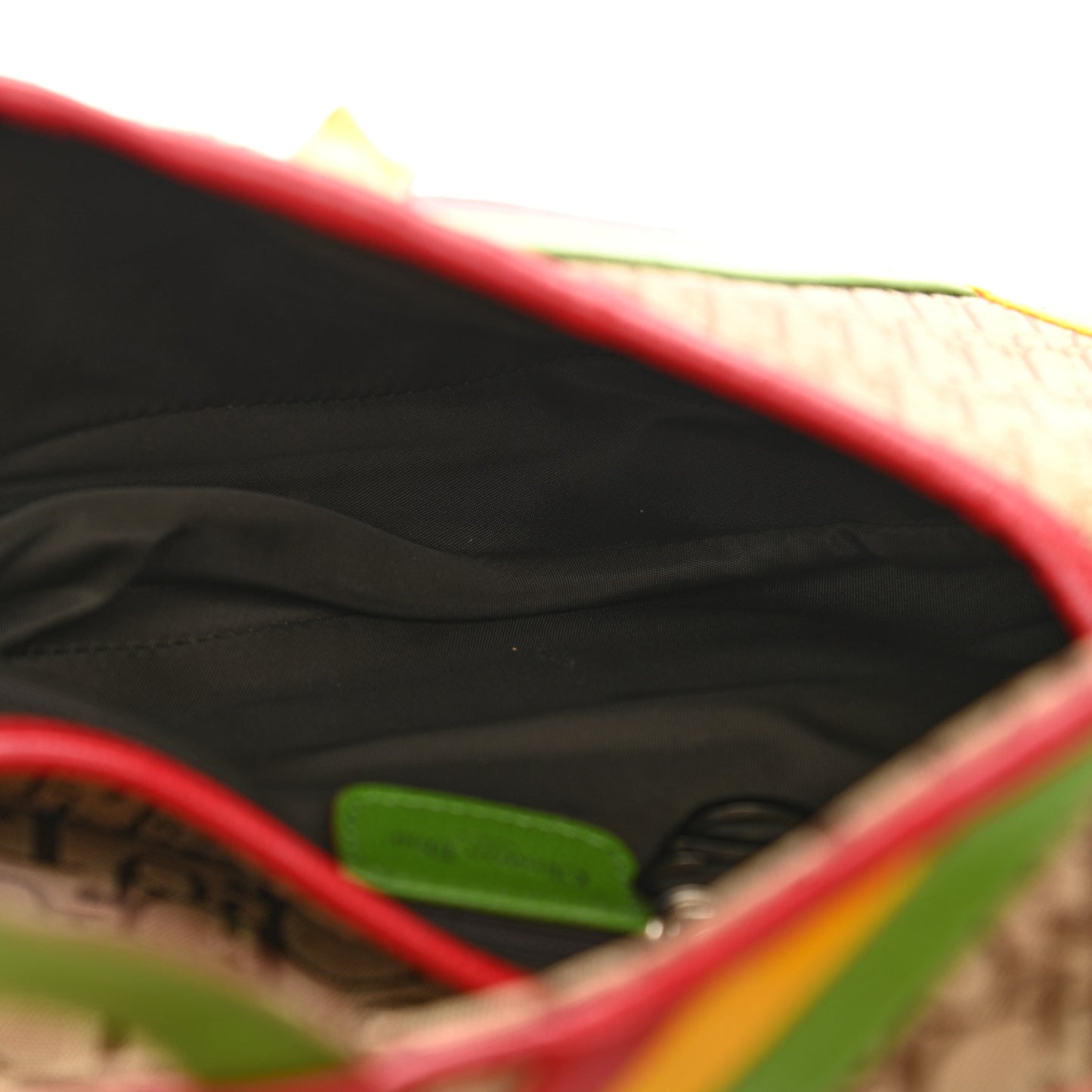 Monogram Rasta Saddle Bag Beige