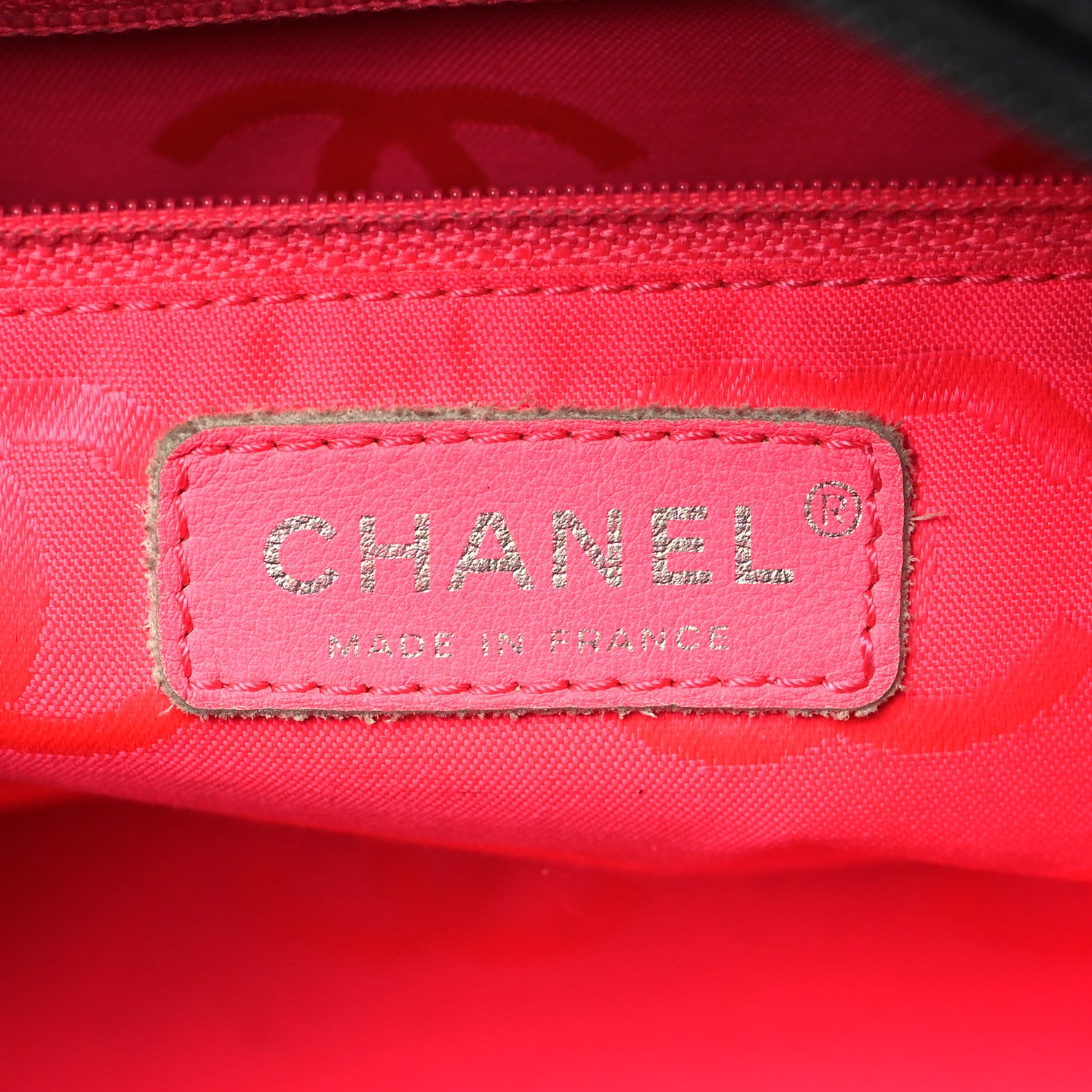 Chanel Calfskin Quilted Large Cambon Bowler Black White 6 of 11