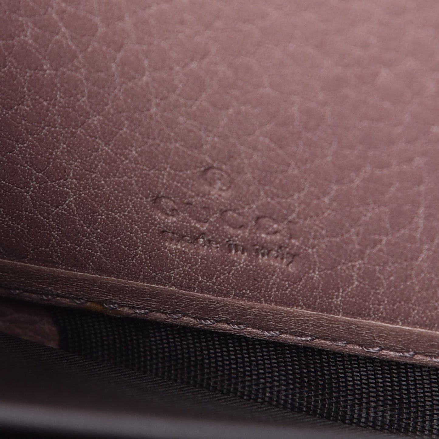 Guccissima Sukey Zip Around Wallet Dusty Rose