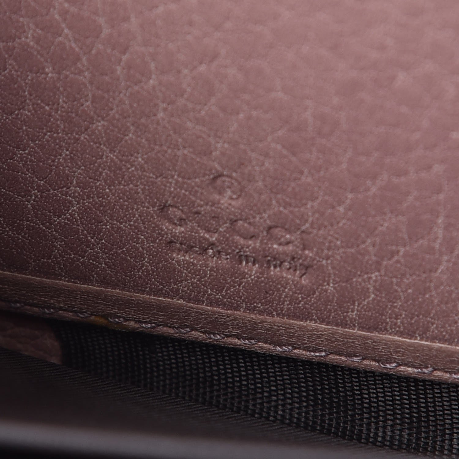 Gucci Guccissima Sukey Zip Around Wallet Dusty Rose 6 of 8
