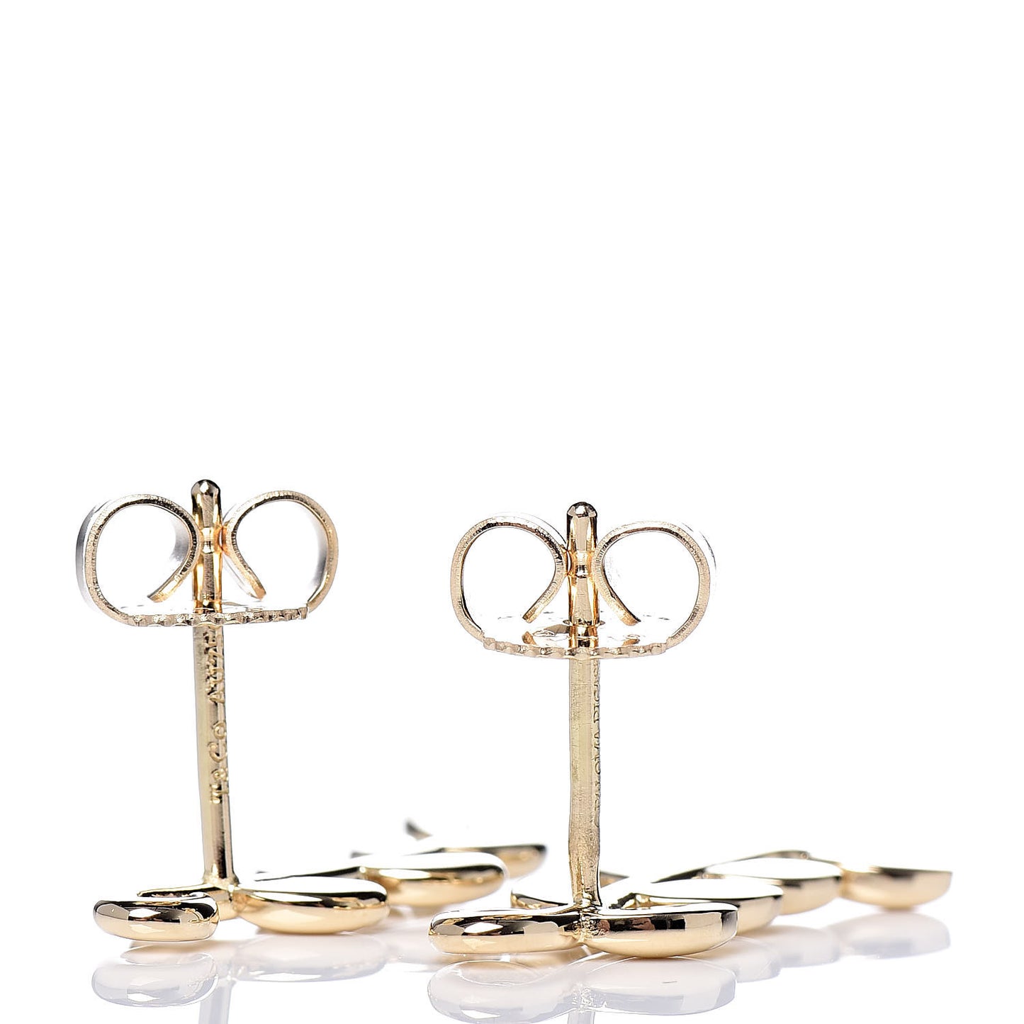 18K Yellow Gold Paloma Picasso Olive Leaf Climber Earrings