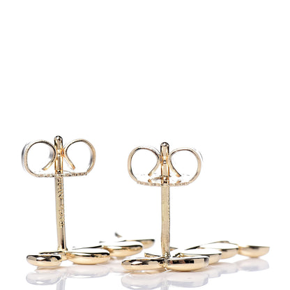 Tiffany 18K Yellow Gold Paloma Picasso Olive Leaf Climber Earrings 3 of 4