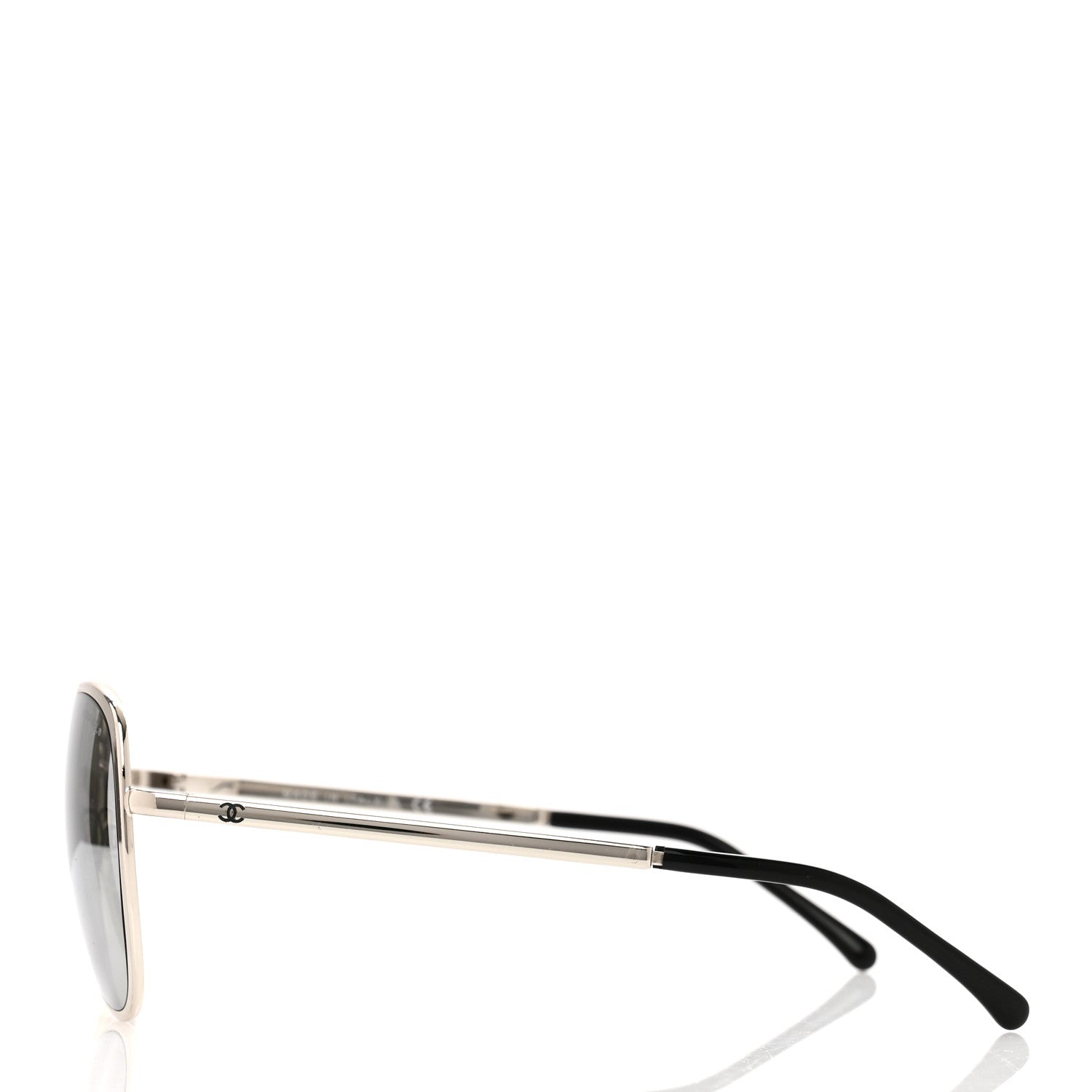 Chanel Mirrored Pilot Summer Sunglasses 4223 Silver 3 of 6