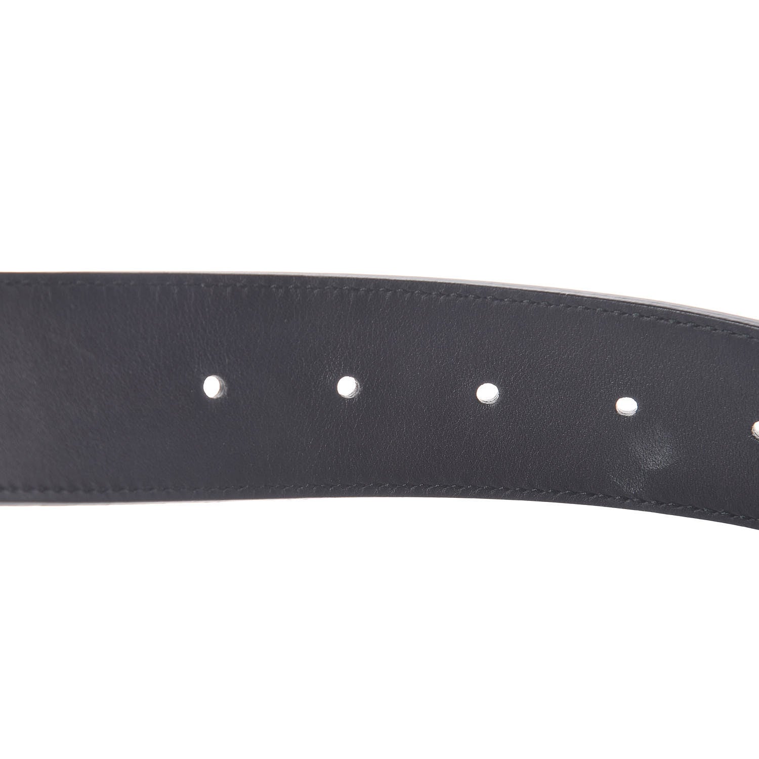 Gucci Textured Calfskin Double G 40mm Belt 95 38 Black 4 of 7