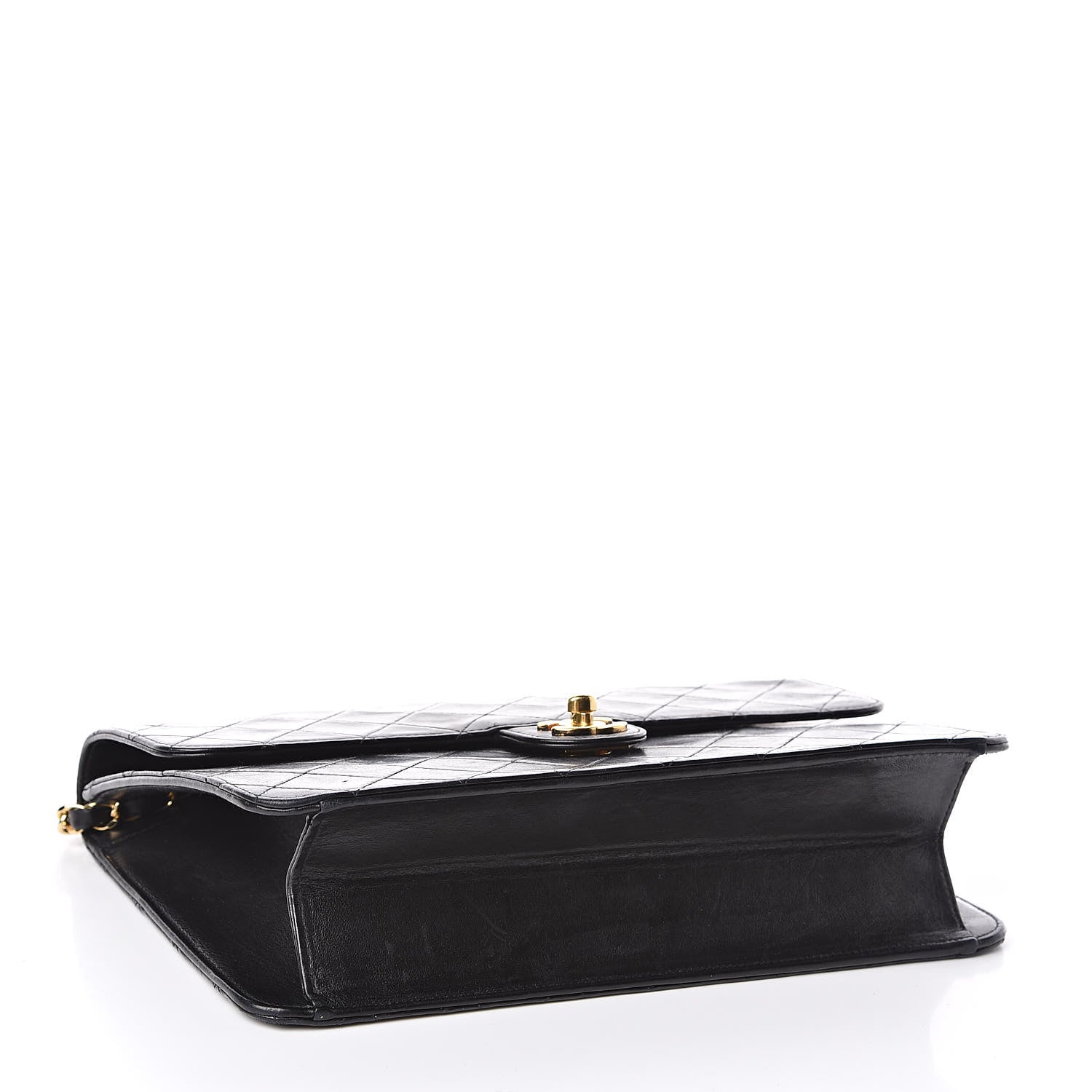Chanel Lambskin Quilted Medium Single Flap Black 4 of 16