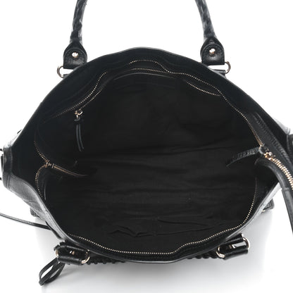 Balenciaga Chevre Gold Metallic Edge Hardware City Black 6 of 8