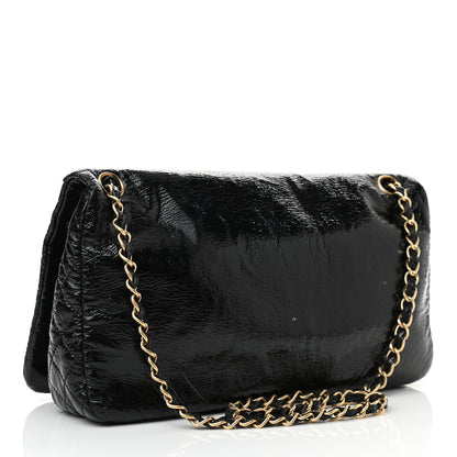 Chanel Vinyl Medium Rock and Chain Flap Black 3 of 11