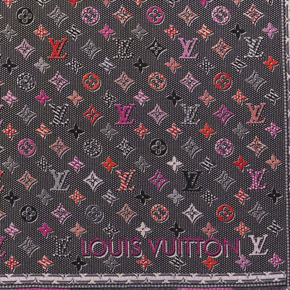 Louis Vuitton Wool Silk Monogram Shawl Multicolor 2 of 3