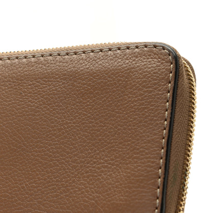 Chloe Grained Calfskin Marcie Long Zip Around Wallet Nut 7 of 13