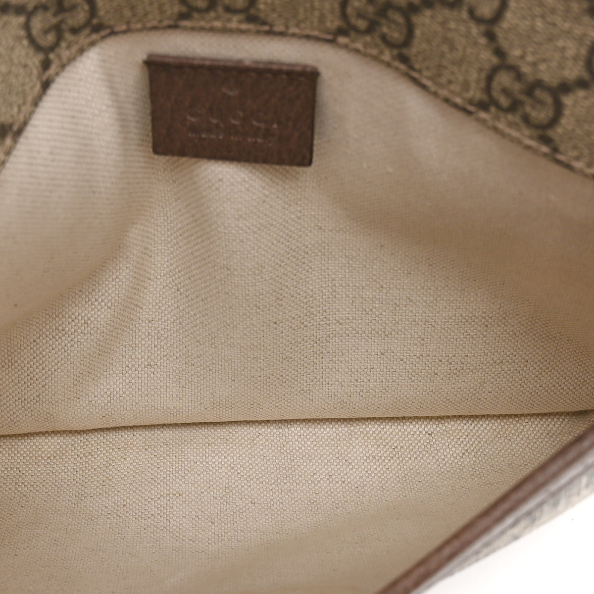 Gucci GG Supreme Monogram Neo Vintage Web Belt Bag Brown 5 of 11