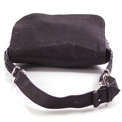 Balenciaga Lambskin Flap Bag Black 6 of 9