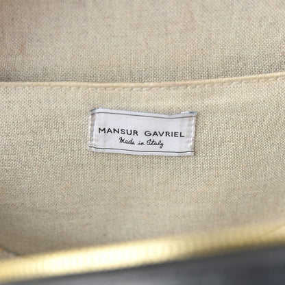 Mansur Gavriel Calfskin Circle Crossbody Bag Black 9 of 10