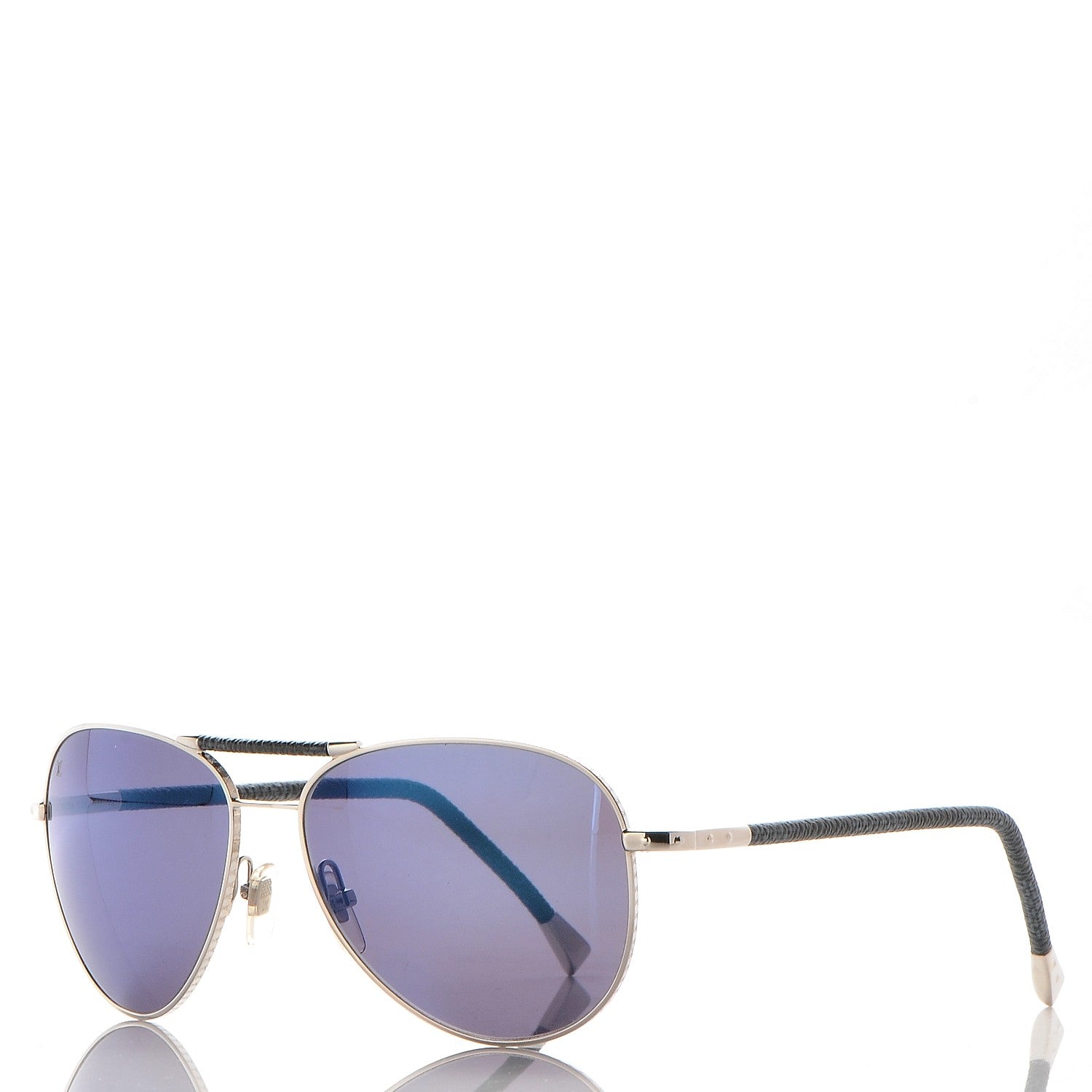 Louis Vuitton Damier Graphite Conspiration Pilote Sunglasses Z0659U 1 of 7