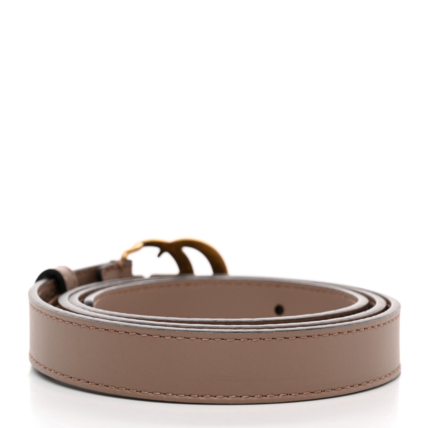 Gucci Calfskin Double G 20mm Belt 85 34 Porcelain Rose 2 of 5